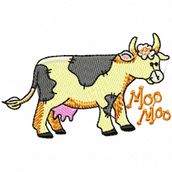Cows Embroidery Design 9 Cows Embroidery Design 9